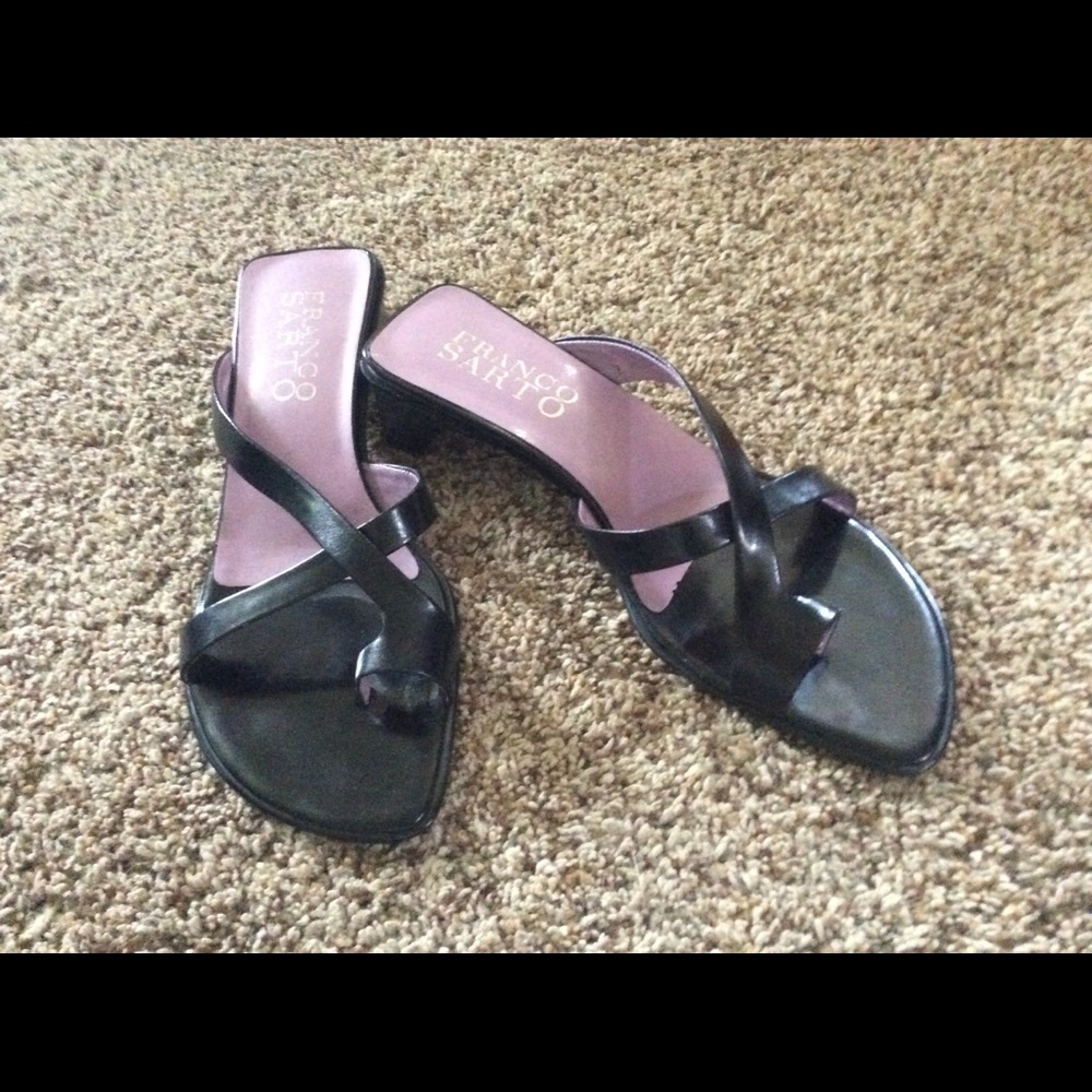 Franco Sarto black sandal